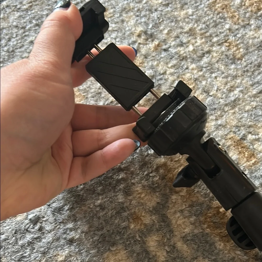 Black Adjustable Tripod Stand